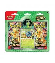 Blister (2 sobres + moneda) Pokémon Heroes Ascendentes