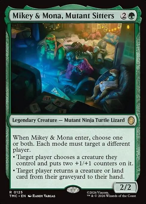 Precon Peleón - Mikey & Mona, Mutant Sitters - Inglés