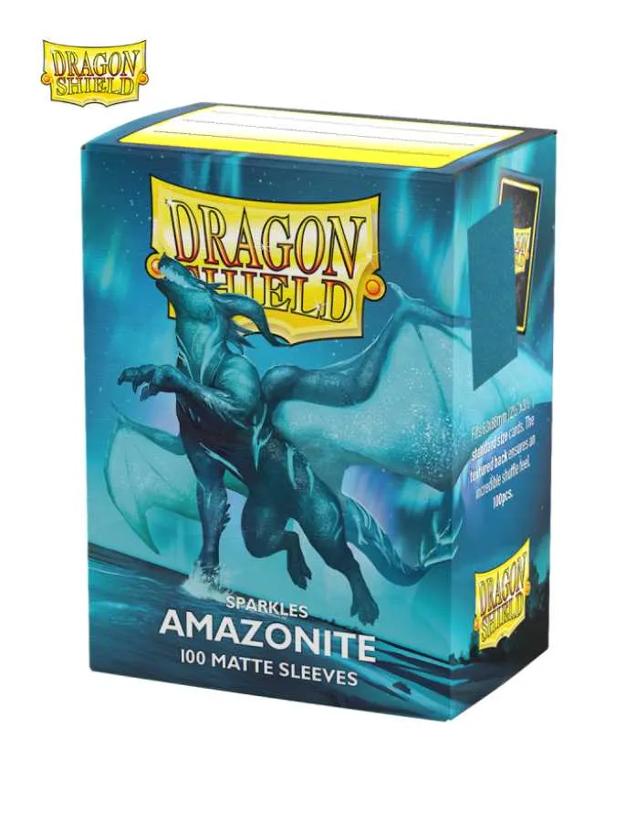 Fundas Matte (100 ud.) Amazonite - Dragon Shield