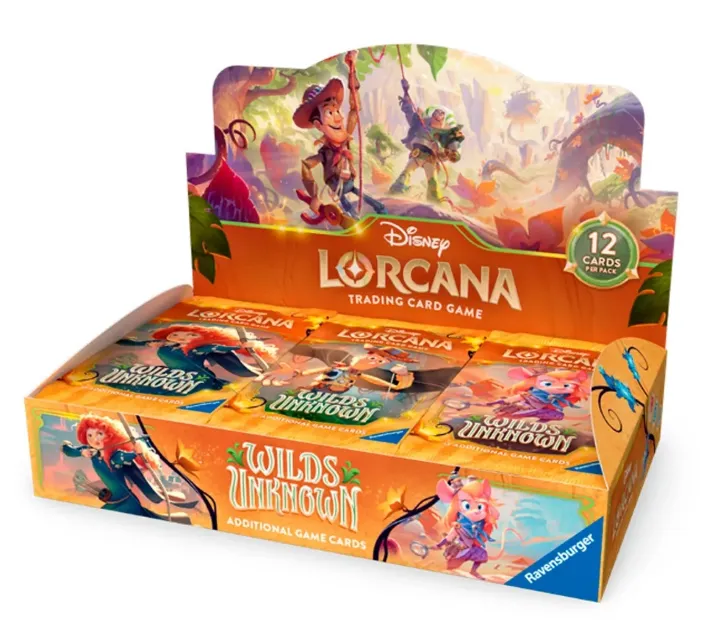 Caja de sobres (24 ud.) Wilds Unknown - Disney Lorcana TCG