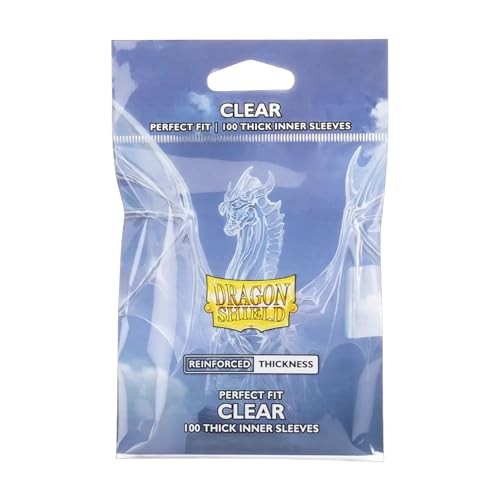 Fundas Perfect Fit Reinforced Transparentes - Dragon Shield 100 unidades Standard Clear Thick Inner Sleeves
