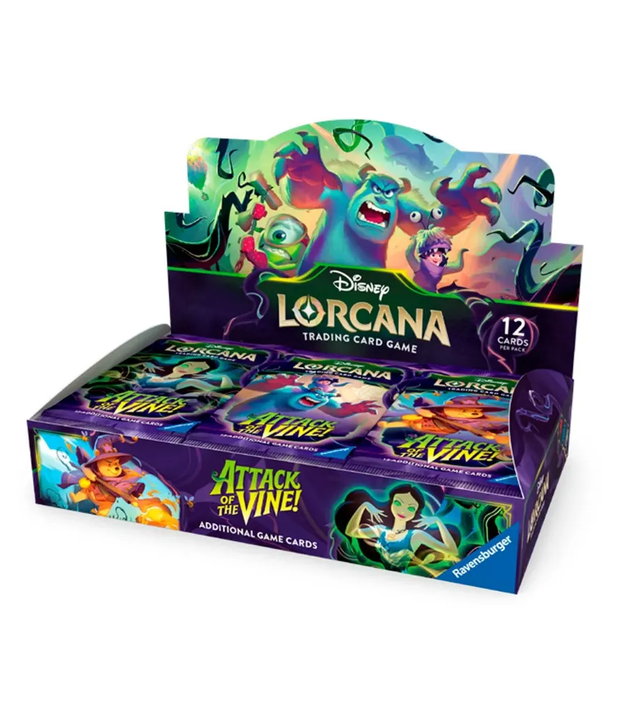 [4050368900463] Caja de 24 Sobres Inglés Attack of the Vine! - Disney Lorcana