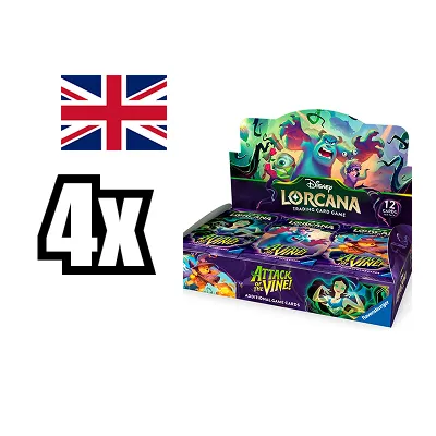 Case (4 Cajas selladas) Inglés Attack of the Vine! - Disney Lorcana