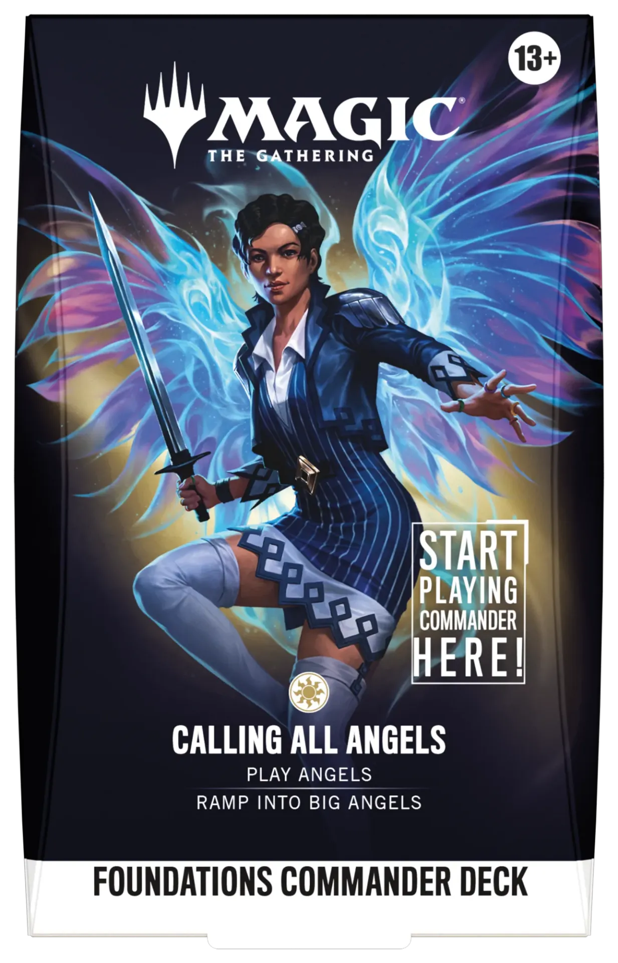 [50109964293911] Mazo Commander Calling All Angels Inglés - Starter Foundations Blanco Ángeles