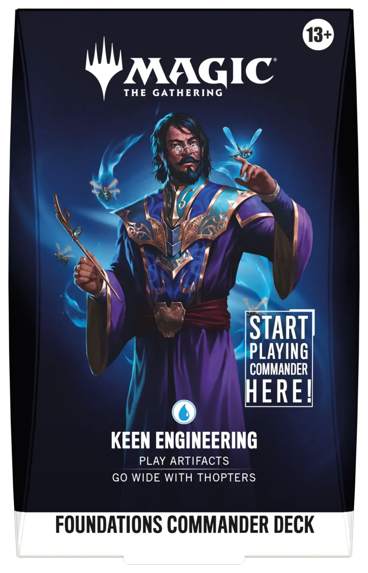 Mazo Commander Keen Enginering Inglés - Starter Foundations Azul Artefactos