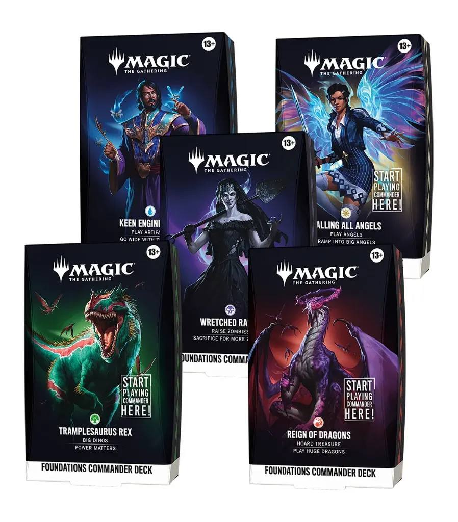 Pack Commander 5 Mazos Inglés - Starter Foundations