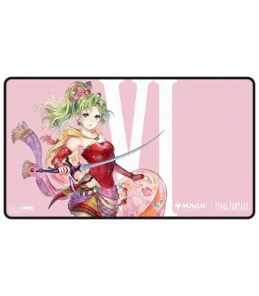 [074427390433] Tapete Playmat Terra, Herald of Hope Black-Stitched MAGIC: THE GATHERING—FINAL FANTASY - Ultra Pro