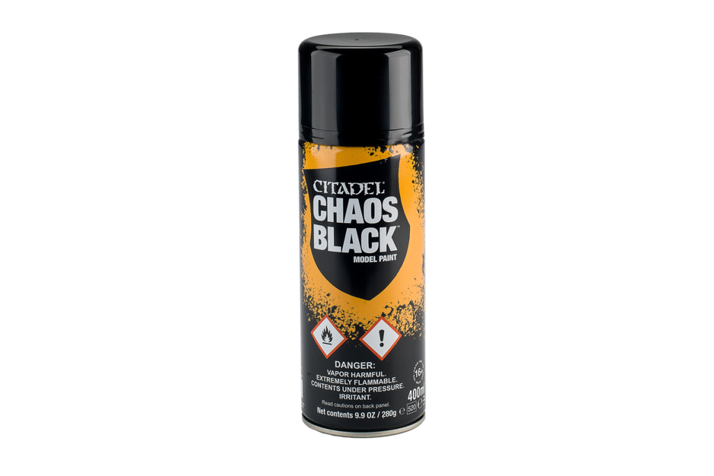 [5011921175291] Spray Citadel Colour Chaos Black - Warhammer