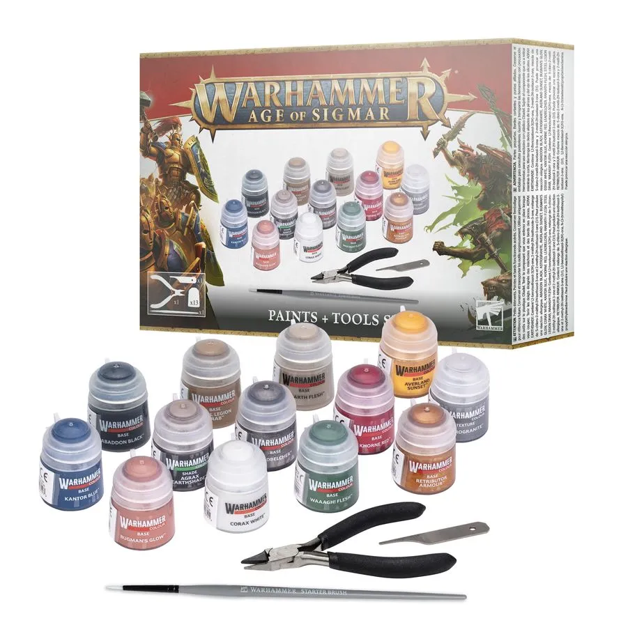 [5011921260102] Set de Pinturas + Herramientas - Warhammer Age of Sigmar