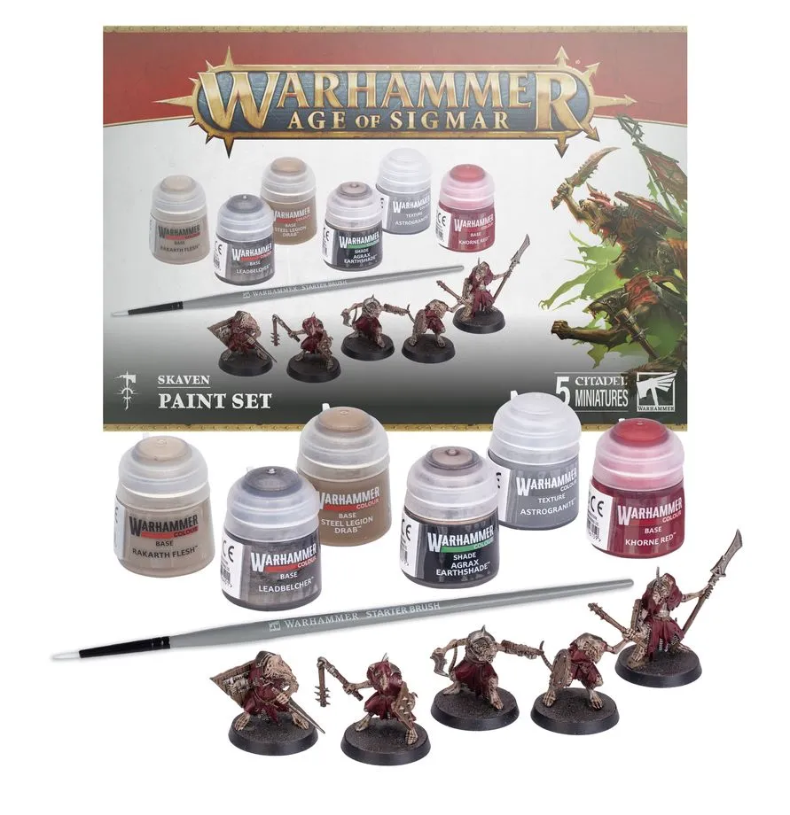 [5011921260195] Set de Pintura: Skaven - Warhammer Age of Sigmar