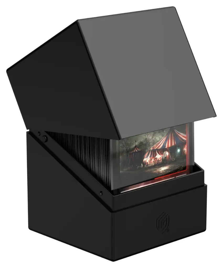 [4056133027717] Ultimate Guard Boulder 100+ Solid Deck Case - Black