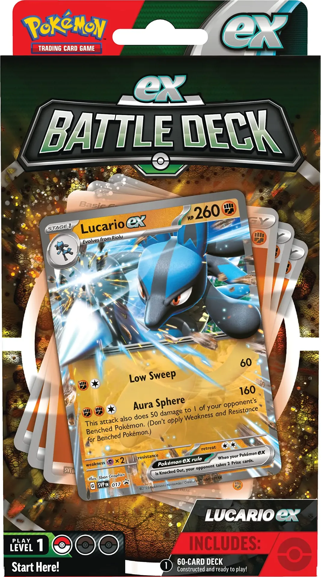 Pokémon Lucario- EX Battle Deck EN
