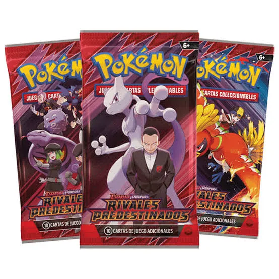 [196214137608] Pokémon Escarlata y Púrpura- Rivales Predestinados - Sobre de cartas ESP