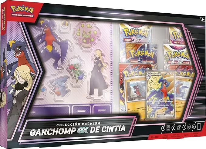 Pokémon - Garchomp Ex de Cynthia - Colección Premium Español