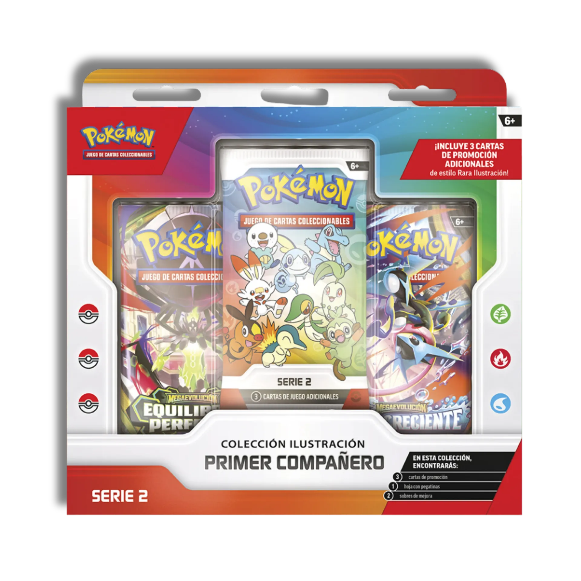 [196214139800] Pokemón - Primer Compañero Serie 2 - Colección Ilustración