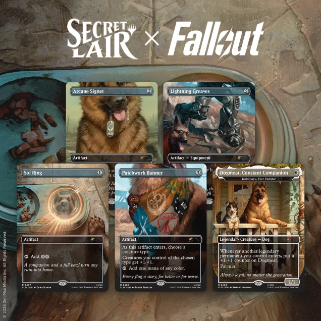 Magic the Gathering: Secret Lair Fallout Inglés - Greet the Dog