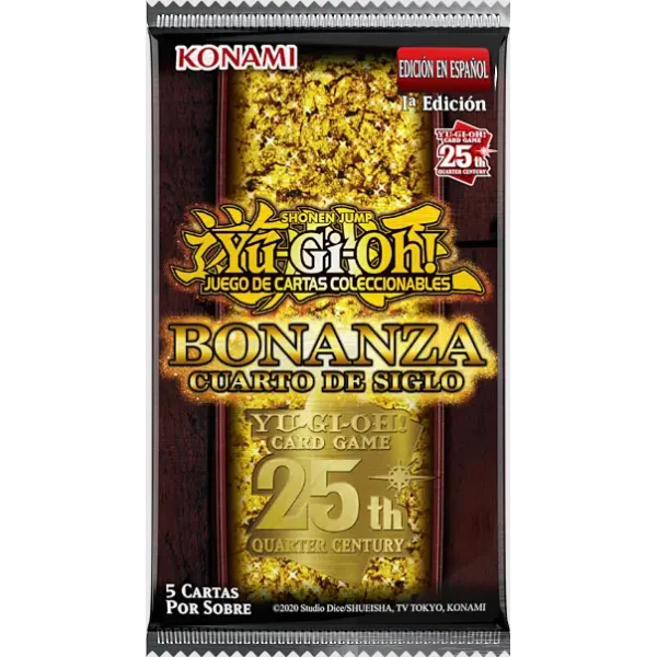 Bonanza Cuarto de Siglo - Sobres Español - Yu-Gi-Oh!