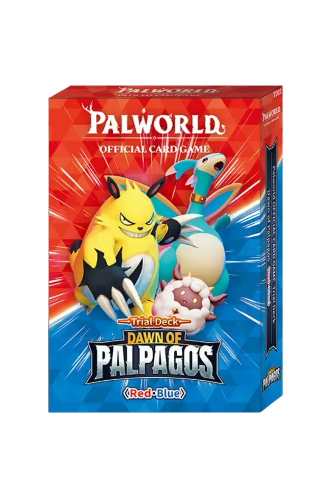 [8885021122847] Mazo de Inicio Rojo-Azul TD01 Inglés - Palworld Dawn Of Palpagos