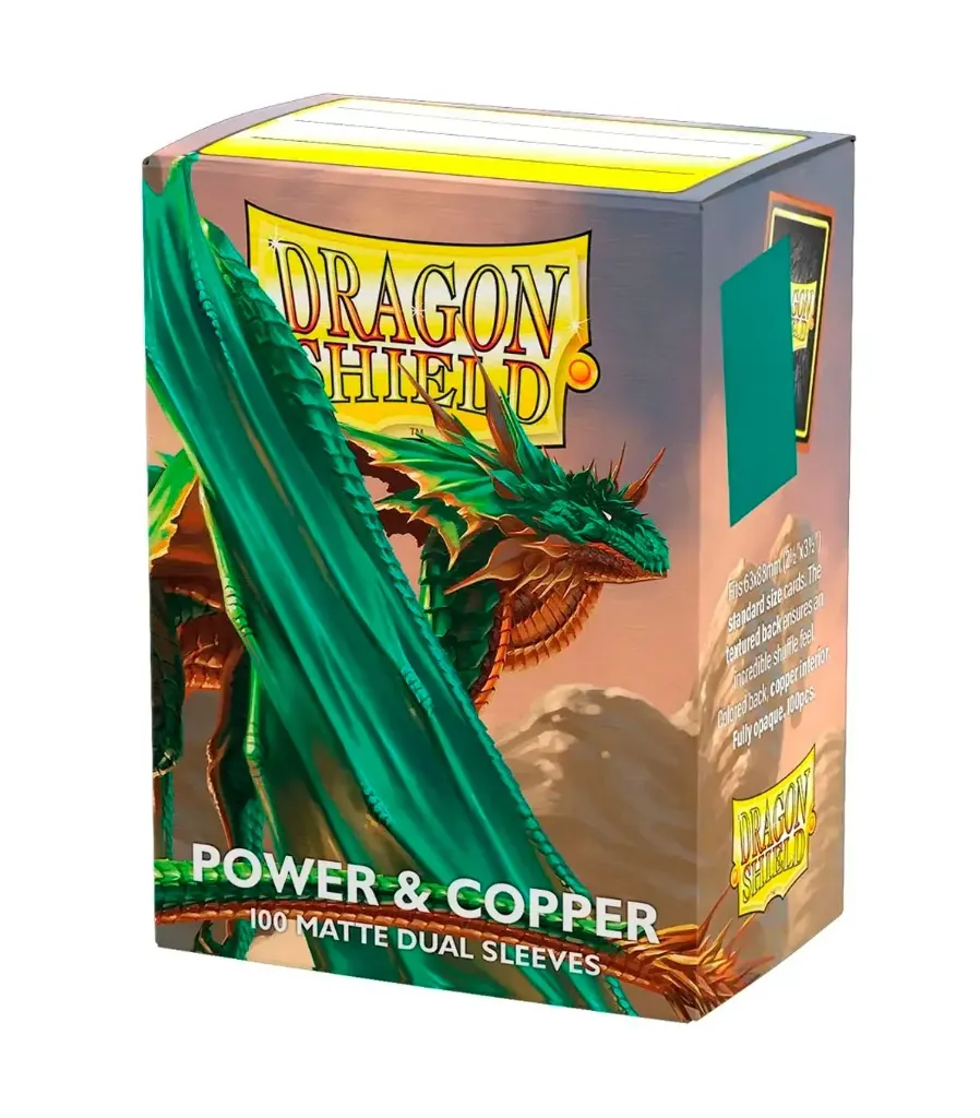 Power & Copper - Dragon Shield - Matte Dual Standard Size Card Sleeves