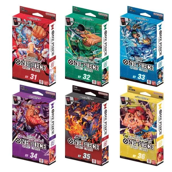 Starter Pack ST31 ST32 ST33 ST34 ST35 ST36 One Piece Card Game