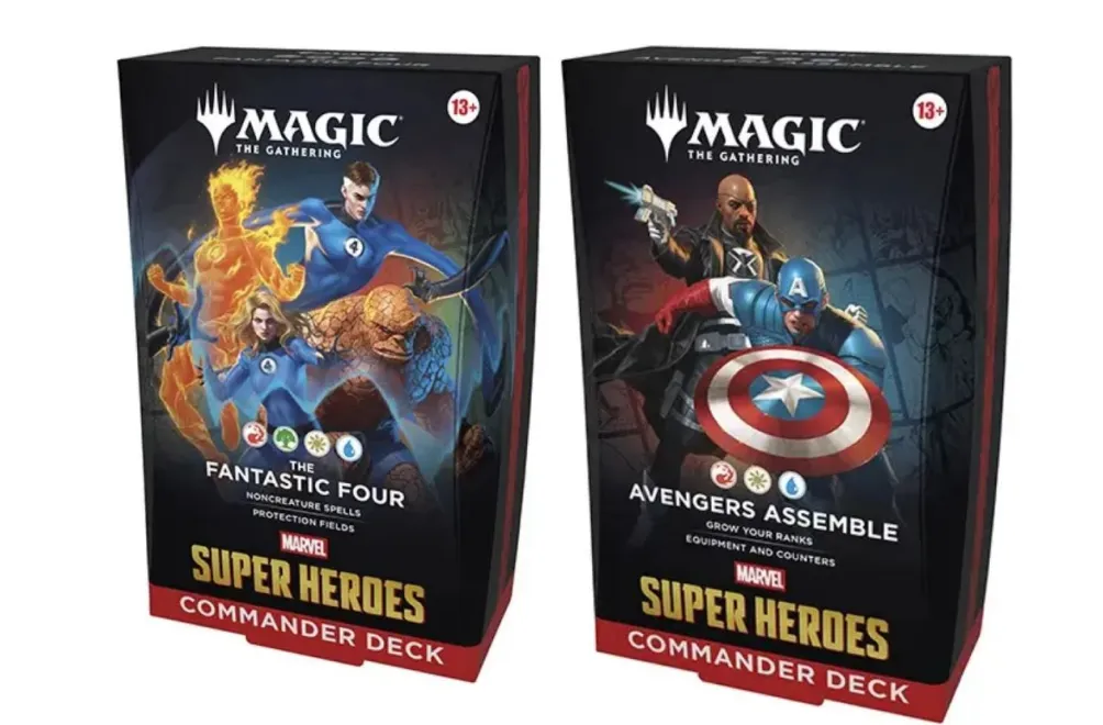 Commander Pack Vengadores Fantásticos Inglés - Marvel Super Heroes