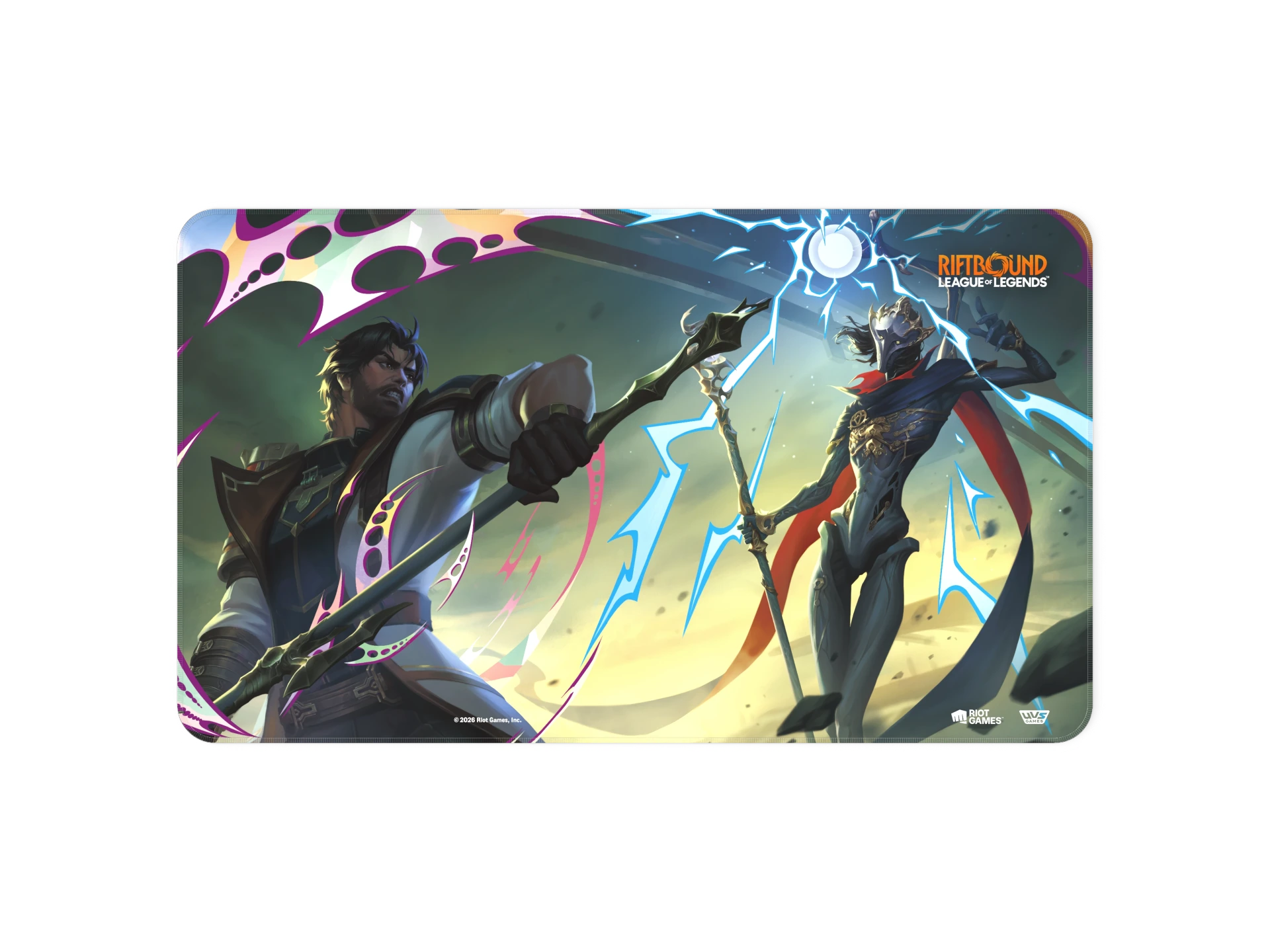Tapete Riftbound Vendetta - Jayce vs Viktor
