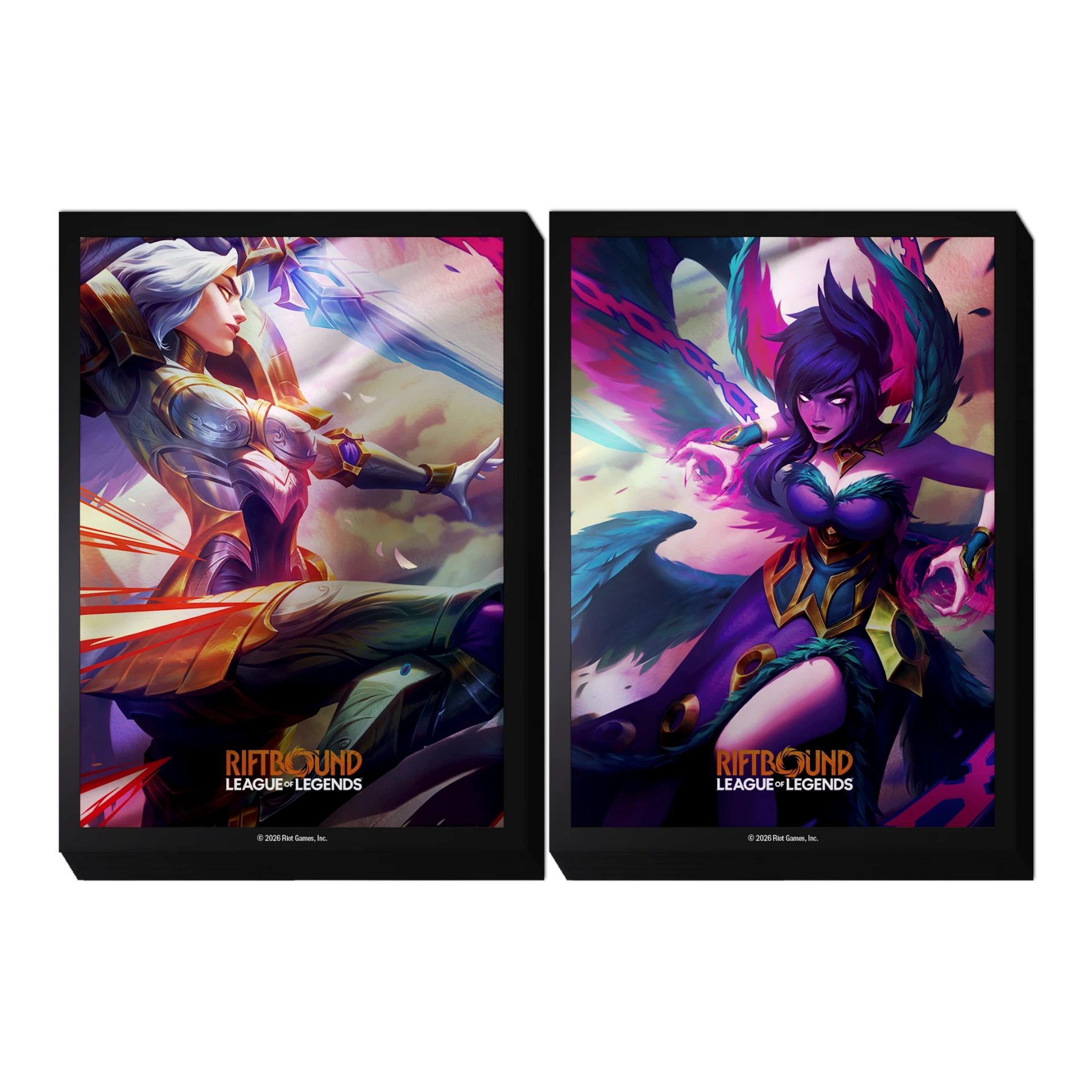[810155276034] Fundas Riftbound Vendetta - Kayle vs Morgana
