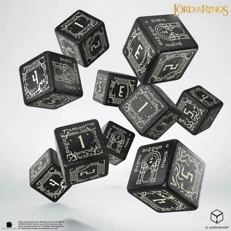 [5907699498925] Set 10 Dados D6 El Señor de los Anillos - Moria
