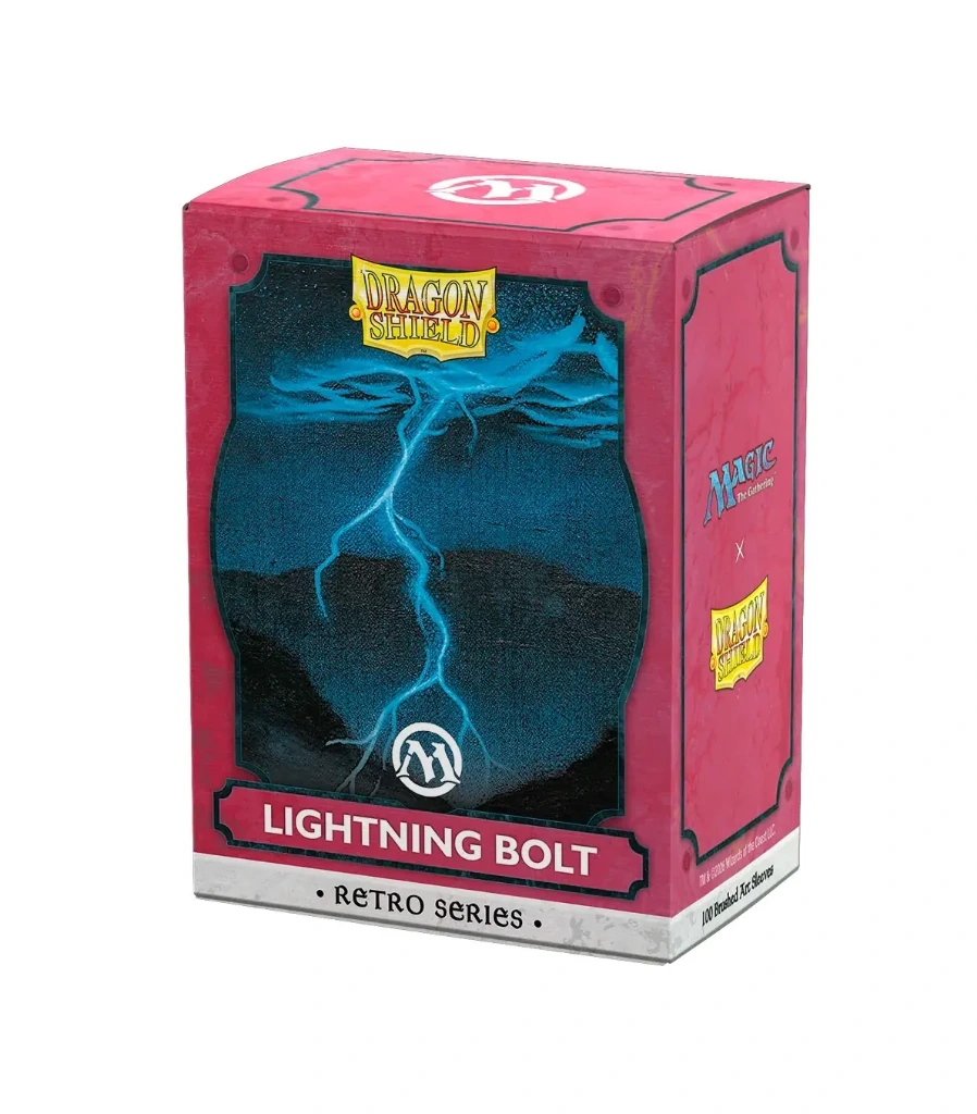 Funda Standard Matte Lightning Bolt - Dragon Shield 100 Unidades