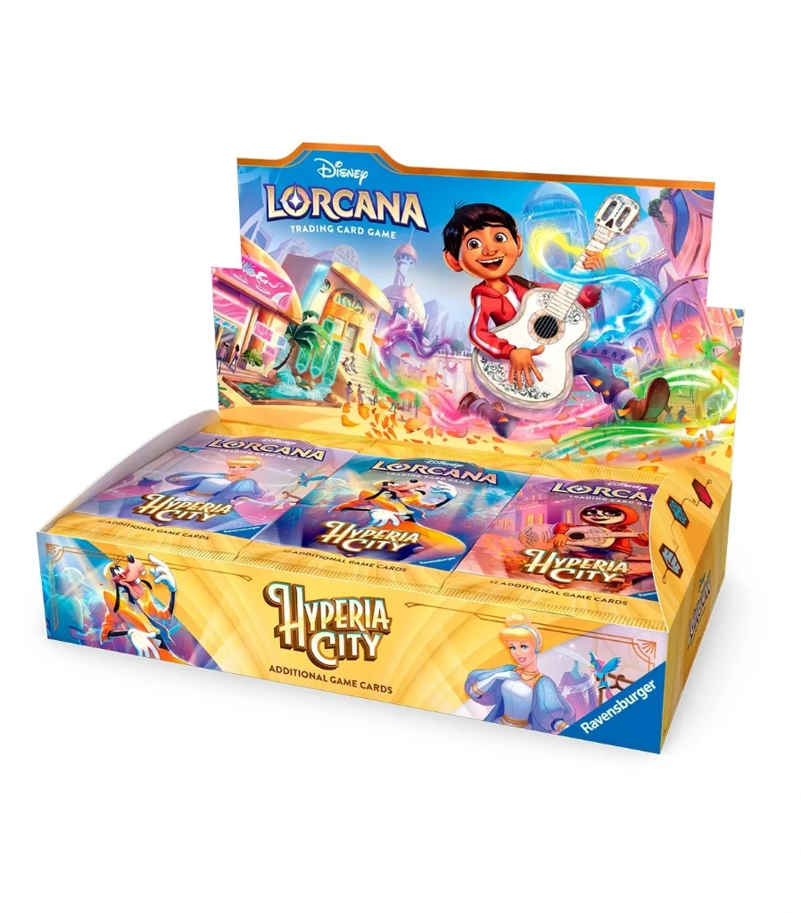 [4050368901026] Caja de sobres (24 Unidades) Inglés Hyperia City  - Disney Lorcana