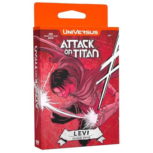 [810155270759] UNIVERSUS - Attack on Titan- Levi Clash Deck INGLÉS