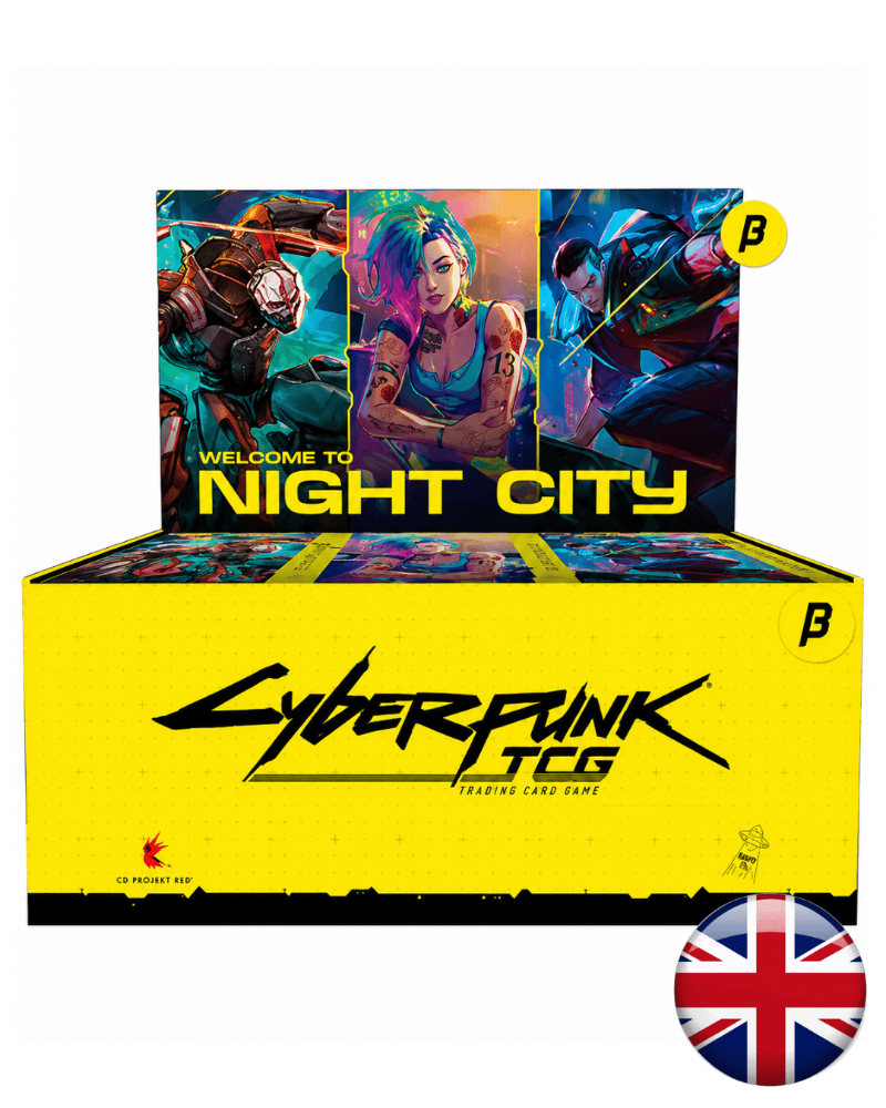 Caja de 36 Sobres Welcome to Night City Beta Inglés - Cyberpunk TCG