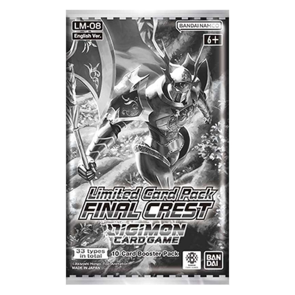 [810199501451] Sobre LM-08 Final Crest Limited Card Pack - Digimon