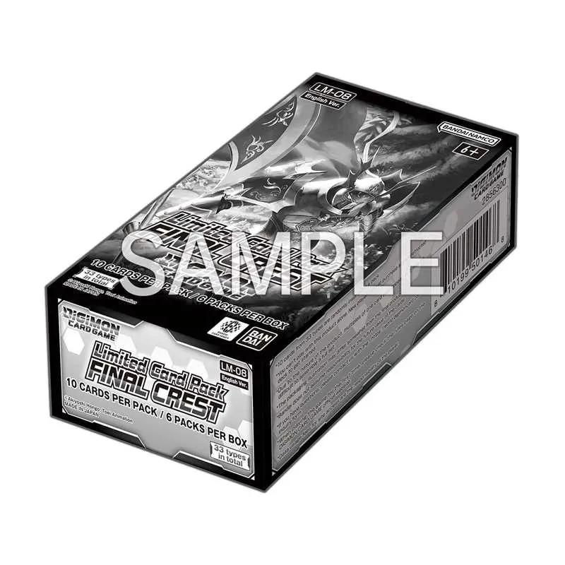 [810199501468] Final Crest Limited Card Pack Booster Box (6 ud.) LM-08 - Digimon
