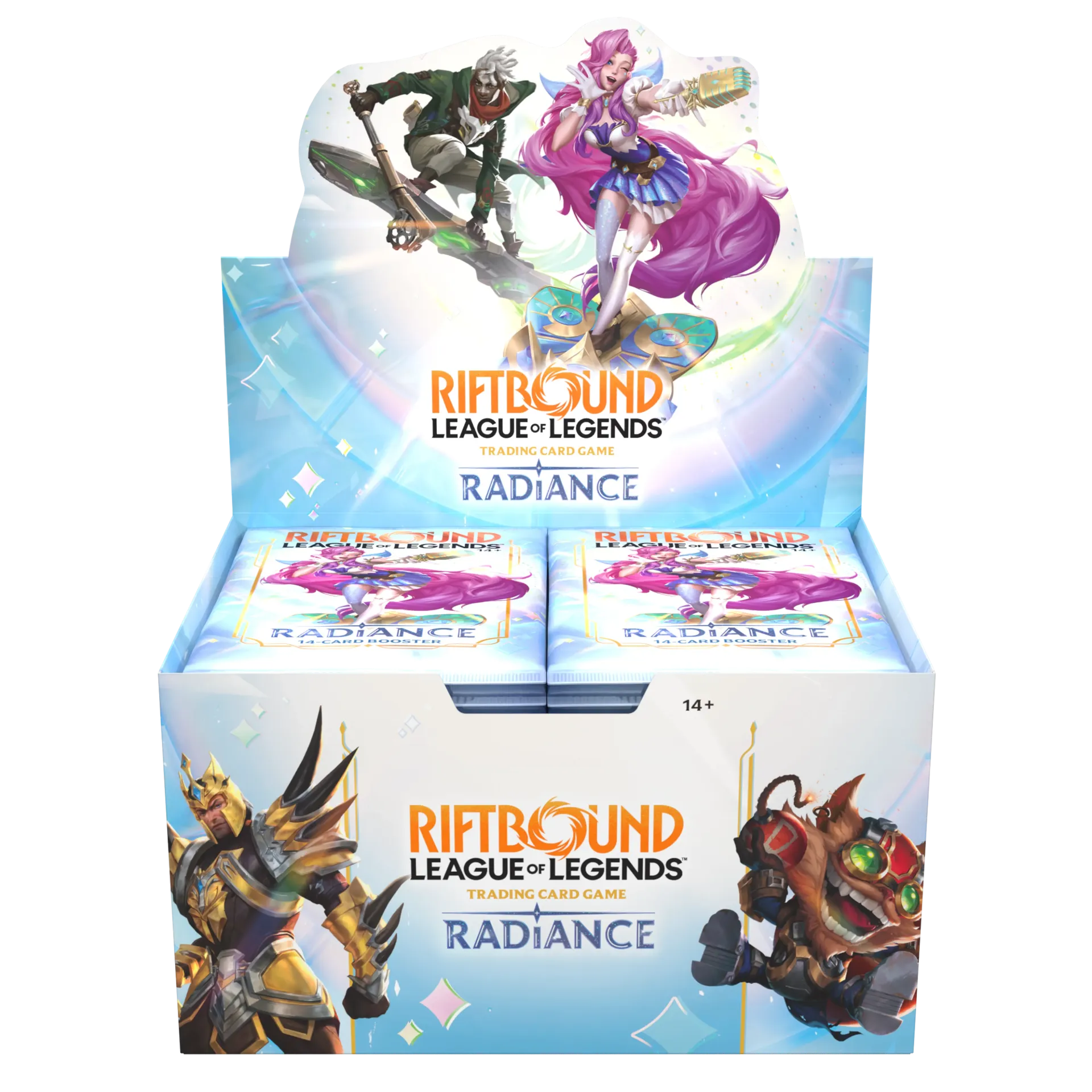 [810155276201] Caja de sobres Radiance Inglés - Riftbound: League of Legends TCG