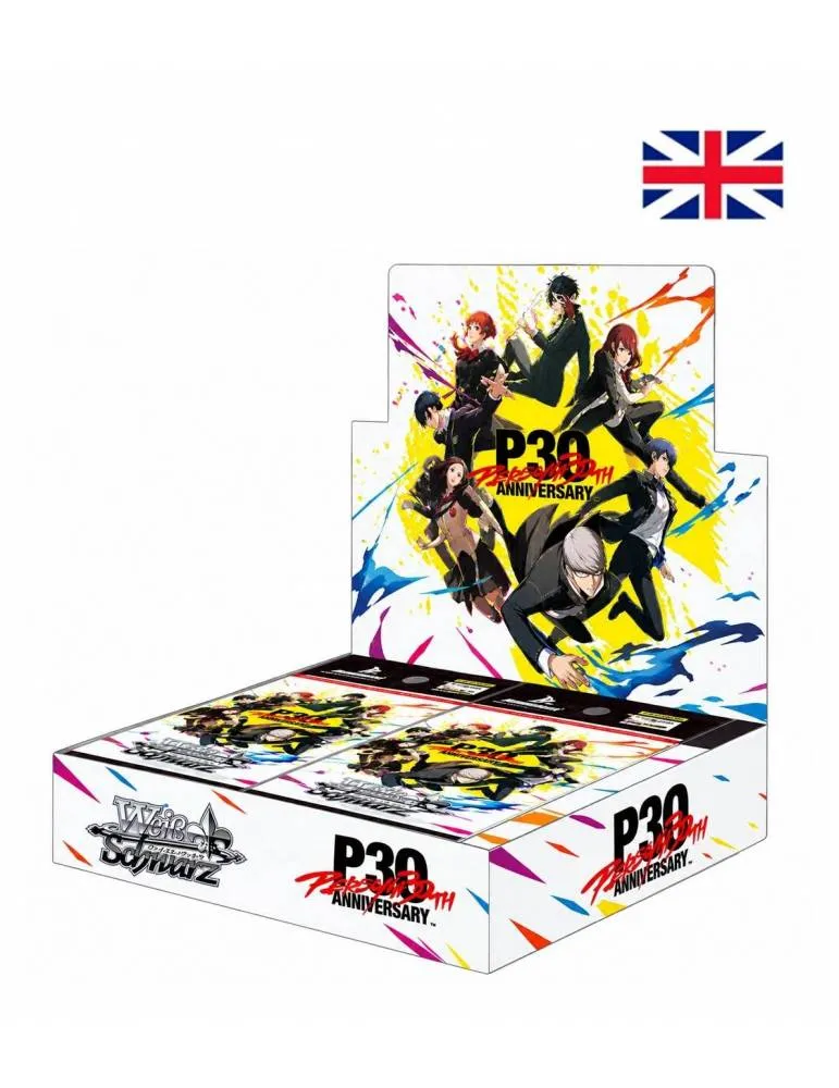 Booster Box Display (10 Sobres) Persona 30th Anniversary Inglés - Weiß Schwarz