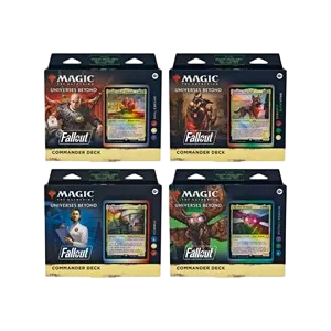 Commander Display 4 Decks Fallout Inglés - Magic The Gathering