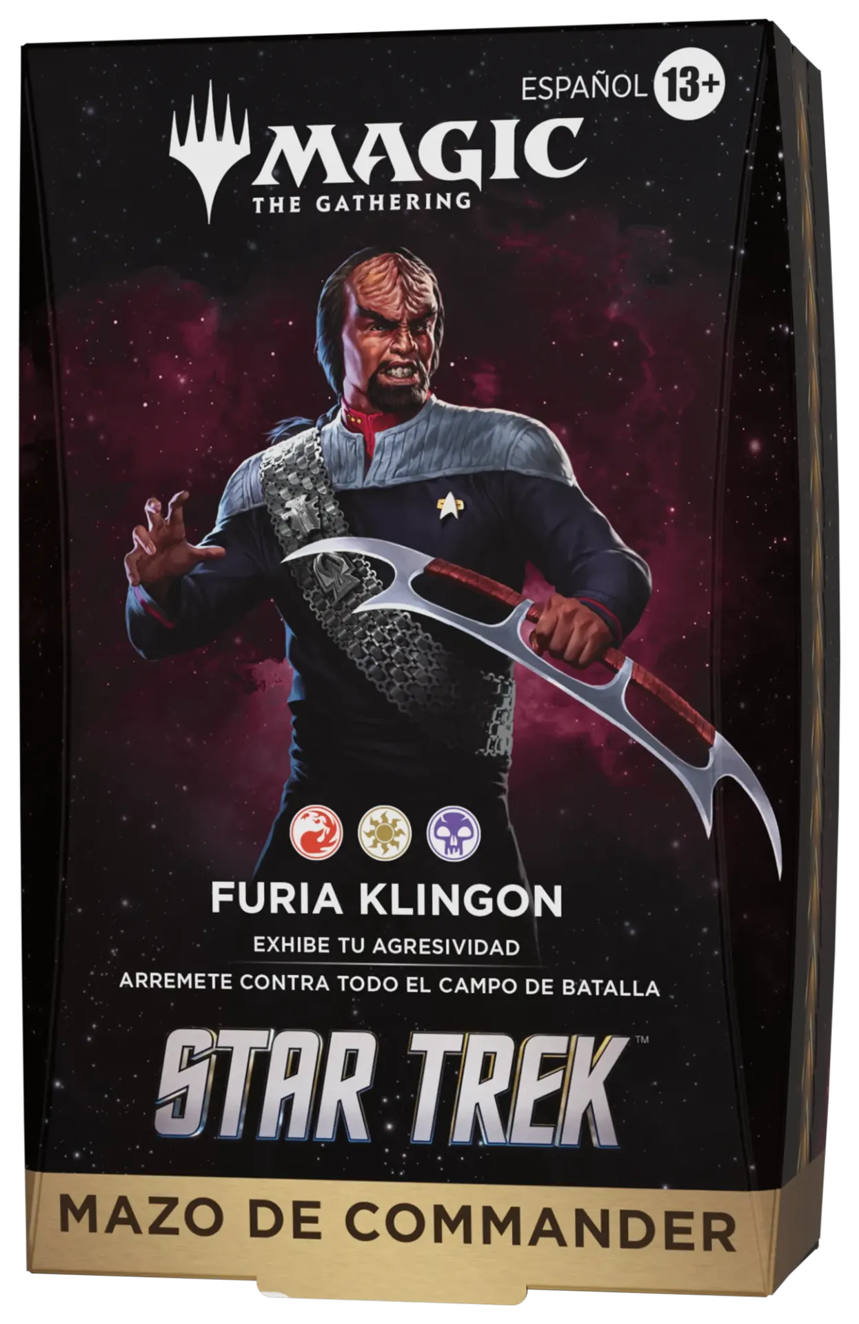 Mazo Commander Furia klingon Español - Star Trek - Magic The Gathering