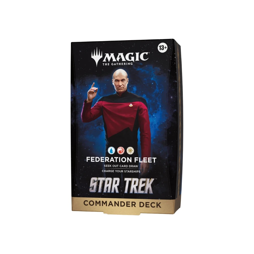 Mazo Commander Federation Fleet Inglés - Star Trek - Magic The Gathering