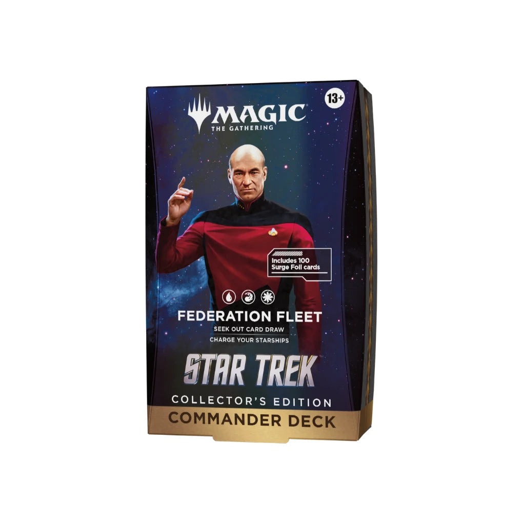 Mazo Commander Collector's Edition Federation Fleet Inglés - Star Trek - Magic The Gathering