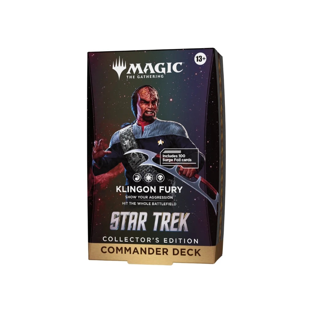 Mazo Commander Collector's Edition Klingon Fury Inglés - Star Trek - Magic The Gathering