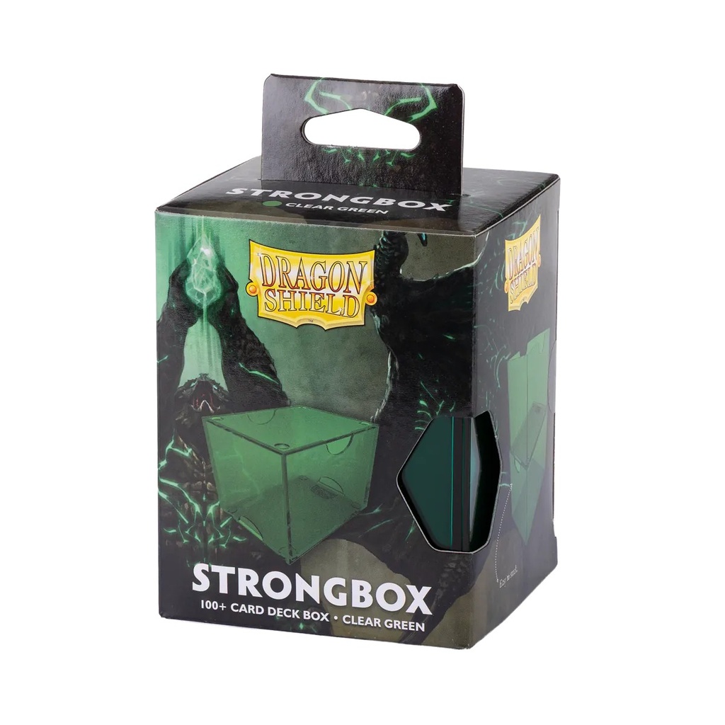 Caja de mazo Strongbox Clear Green - Dragon Shield