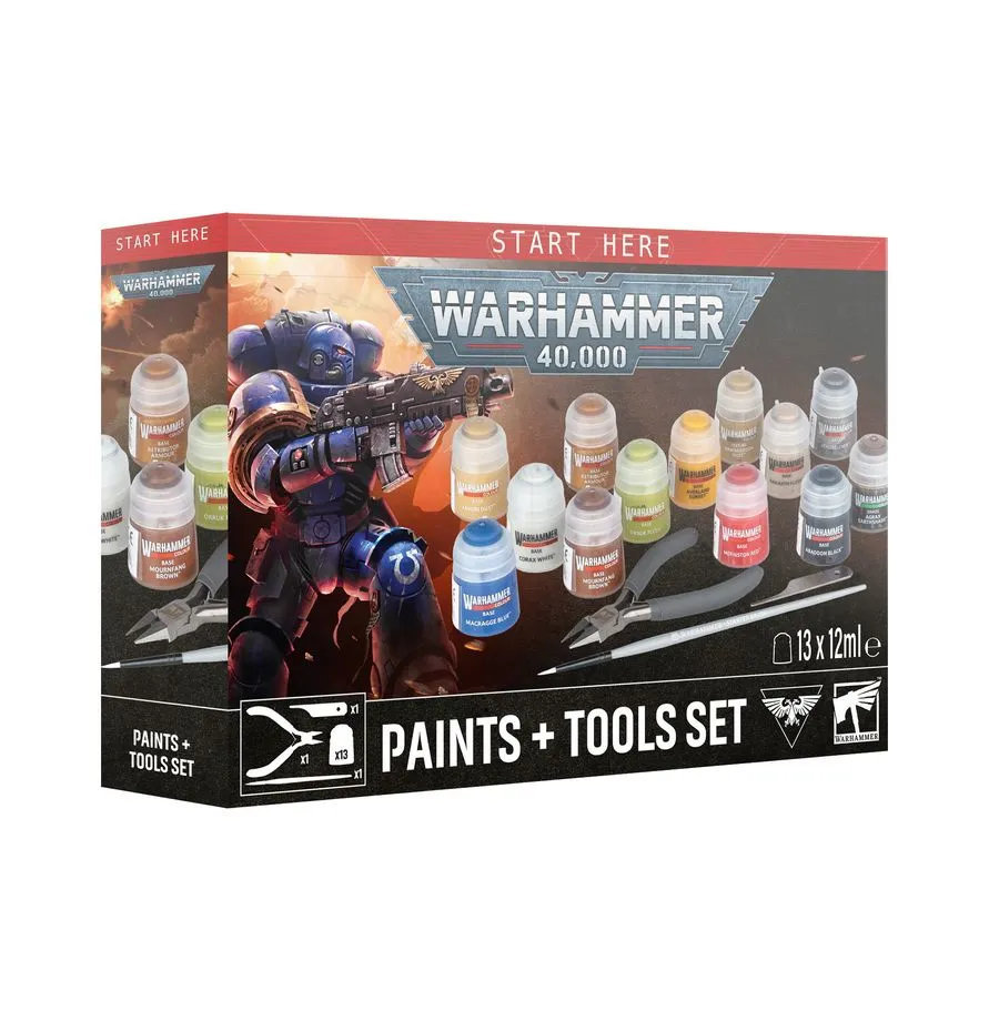 Kit de pintura y herramientas - Warhammer 40K