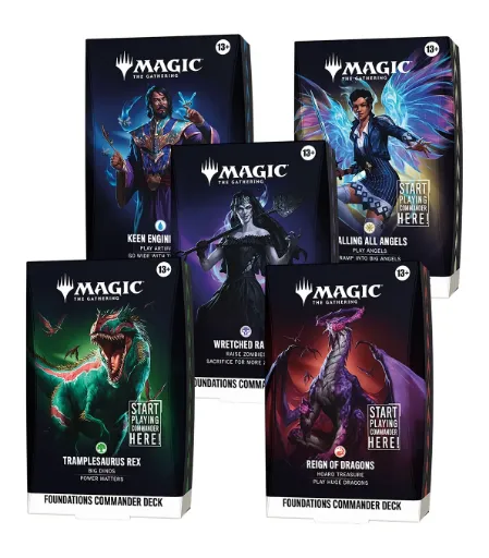 Pack Commander 5 Mazos Inglés - Starter Foundations