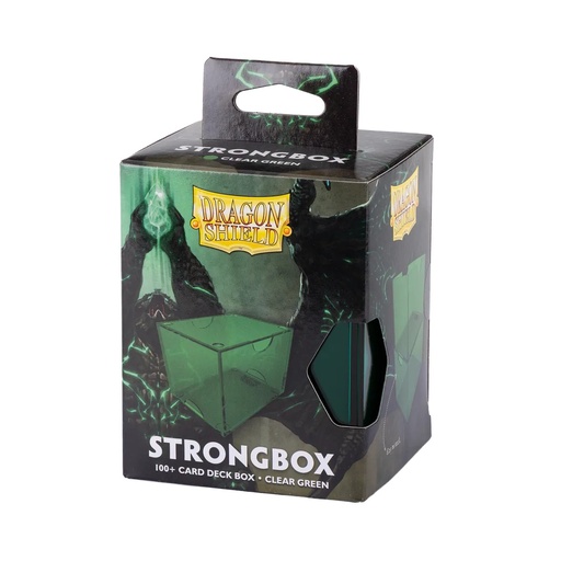 Caja de mazo Strongbox Clear Green - Dragon Shield