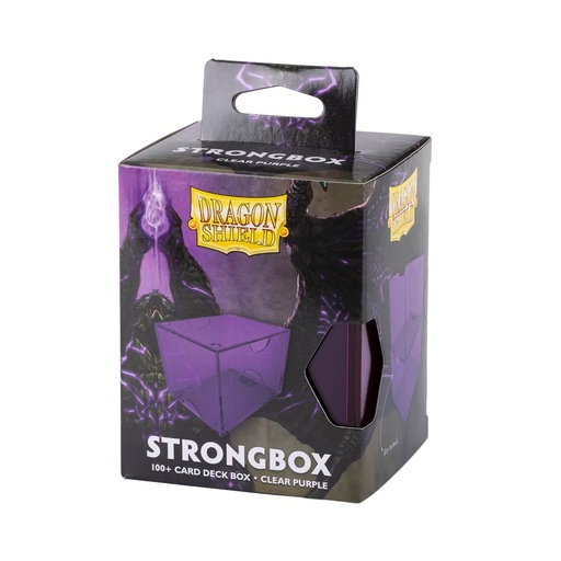 Caja de mazo Strongbox Clear Purple - Dragon Shield